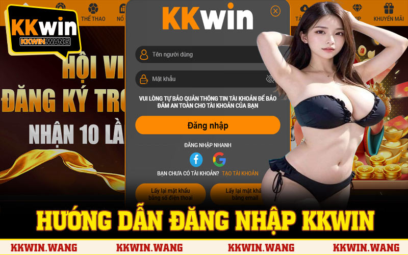 Hướng dẫn đăng nhập KKWIN